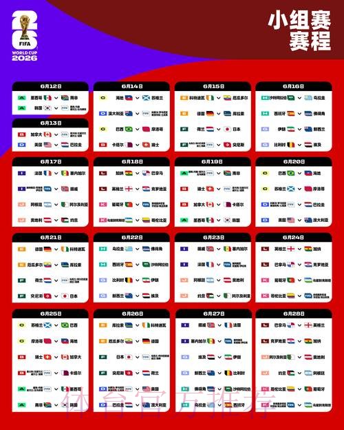 2026世界杯比赛时间高清版高清直播怎么查